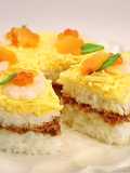 Easy Tuna Soboro Cake Sushi for Hinamatsuri