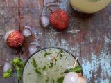 Litchi basil mojito