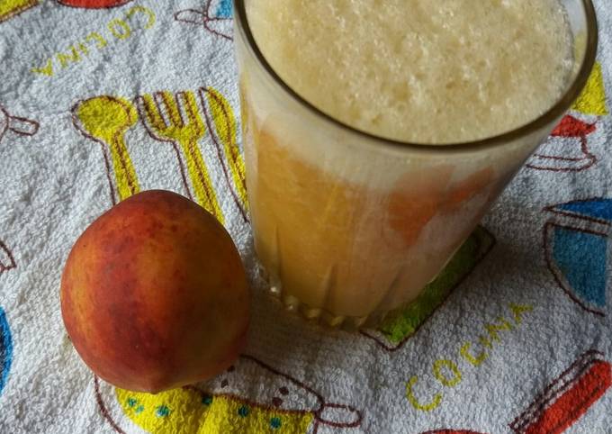 Licuado De Durazno (sin Leche) Receta De Maca Kovacs- Cookpad