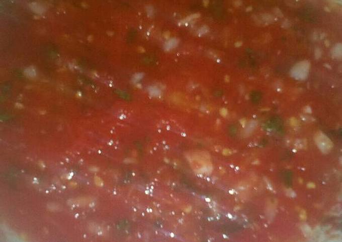 Chirmol de tomate Receta de Keicy Velasquez - Cookpad