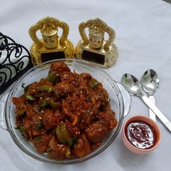 A picture of Bottle gourd Manchurian.