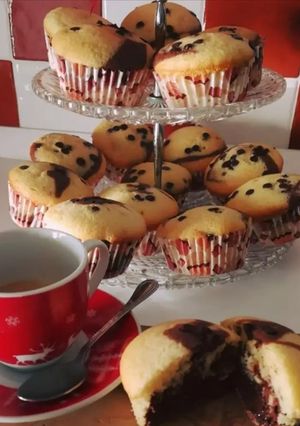 Foto di Zebrottini con cuore al cioccolato