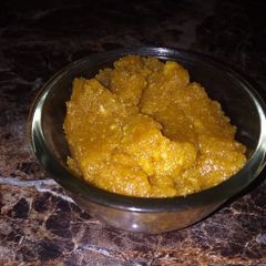 A picture of Moong Daal halwa.