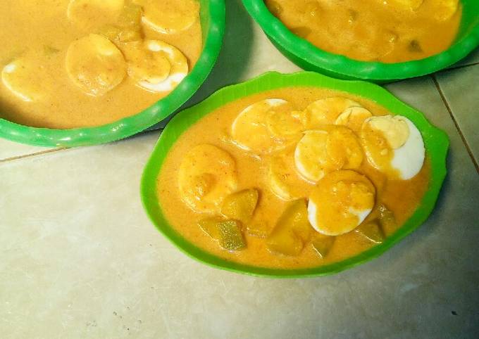 Resep Gulai labu kuning telur rebus oleh Riri Yn - Cookpad