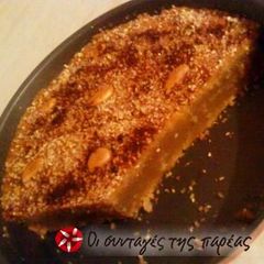 A picture of Ladopita (oilpie) from Lefkada.