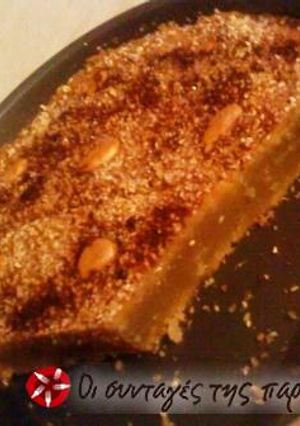 A picture of Ladopita (oilpie) from Lefkada.