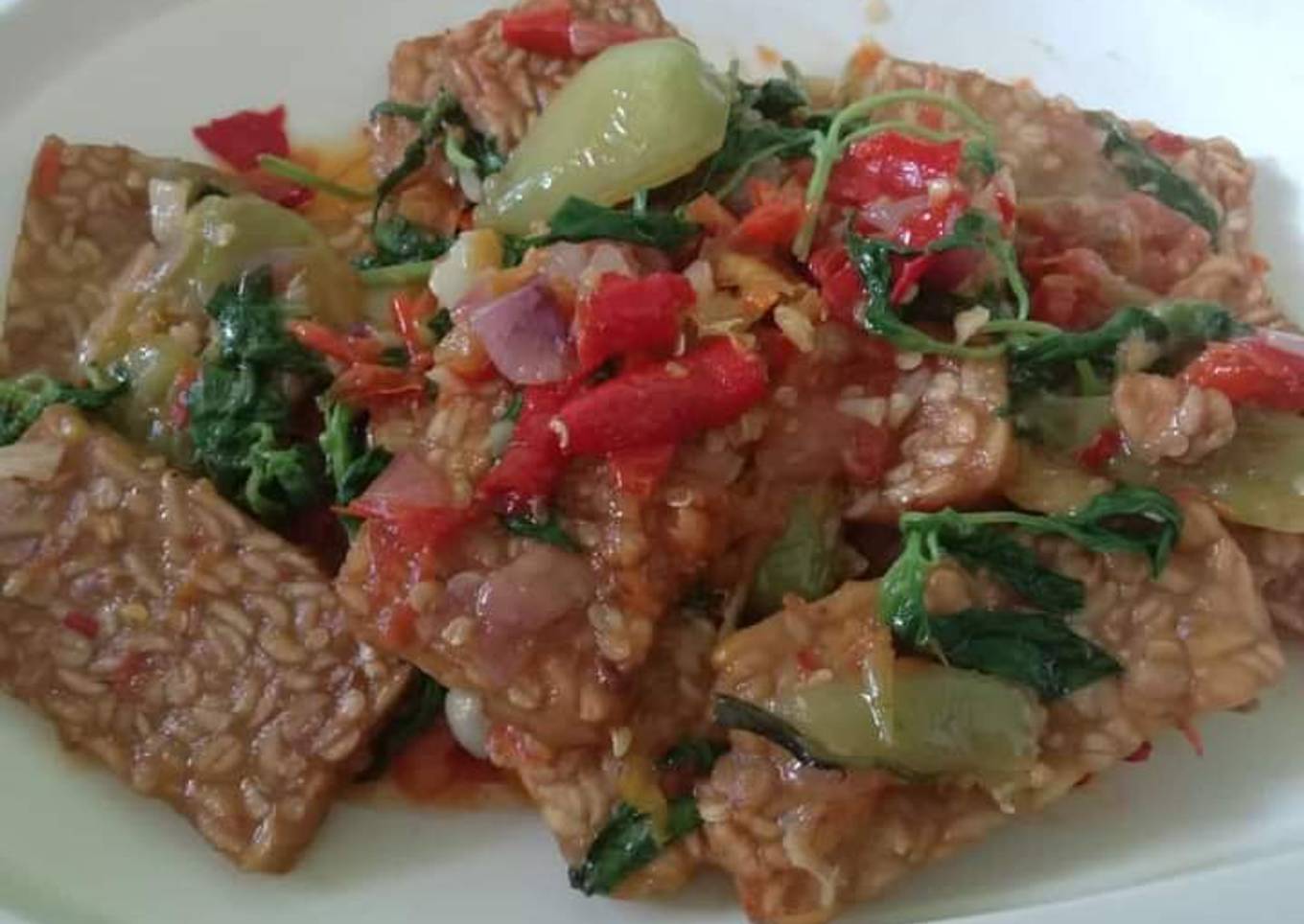 Tempe sambel kemangi