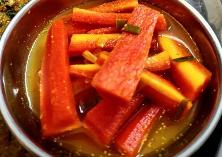 Recipe of Speedy Carrot Pickle
