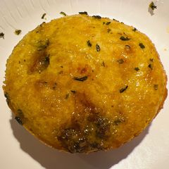 A picture of Garlicky Sausage Muffins.
