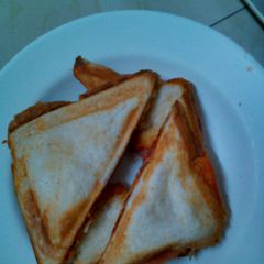 A picture of Beef ham sandwitch.