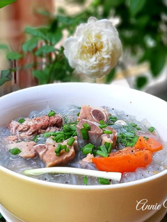 Hình của món Miến sườn non.