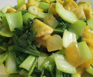 Cara Cepat Tumis pokcoy tahu kikil Nikmat Lezat