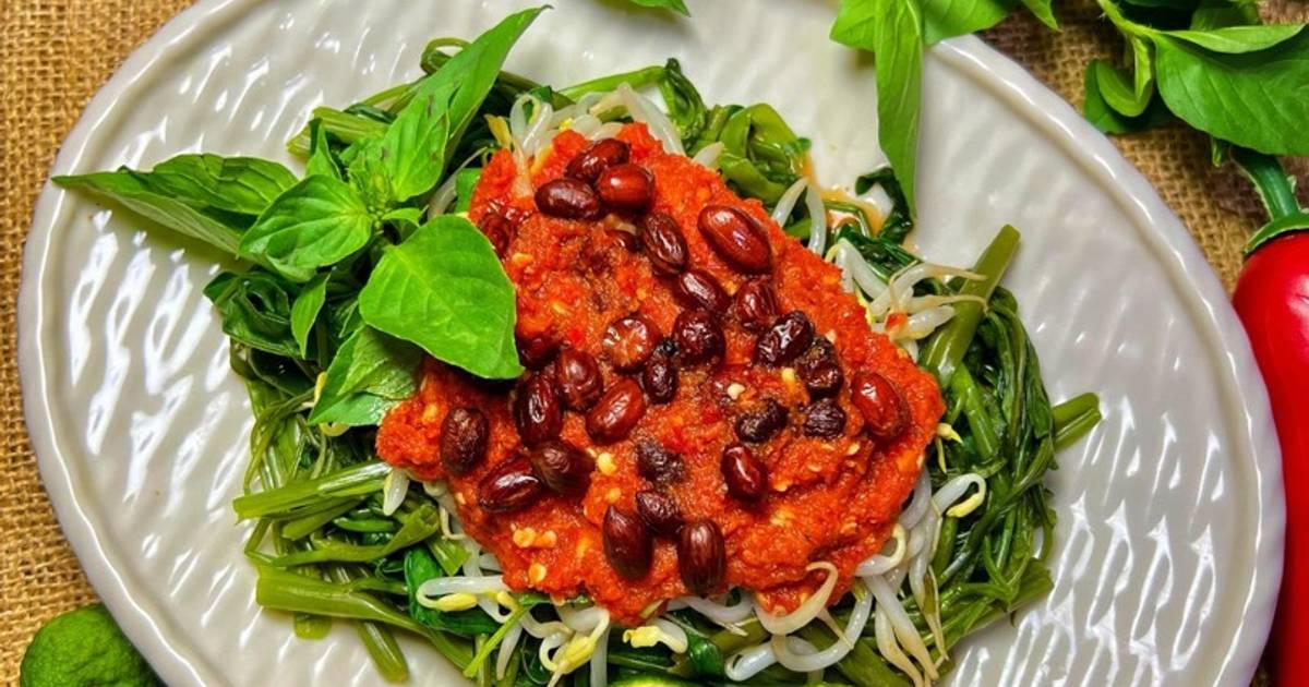 Resep Plecing Kangkung Khas Lombok Paling Praktis dan Simple