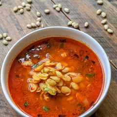 A picture of Valache Birde / Bitter Field Beans Curry.