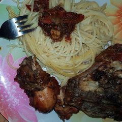 A picture of Chicken Spaghetti.
