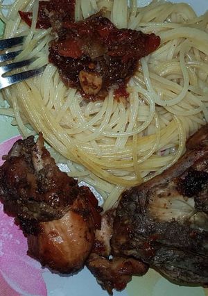 A picture of Chicken Spaghetti.