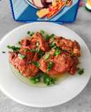 Запечённые куриные филе бедра без кожи в пряных специях в рукаве