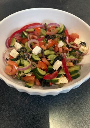 A picture of Greek Salad.