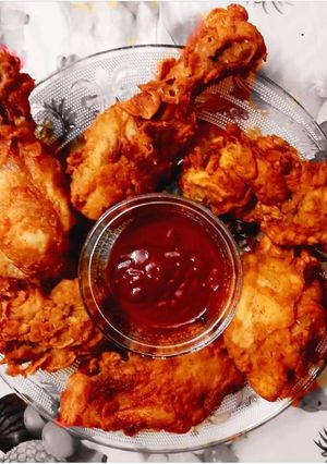 A picture of KFC Chicken.
