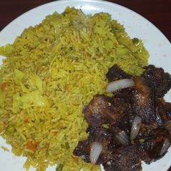 A picture of My simple fried rice.