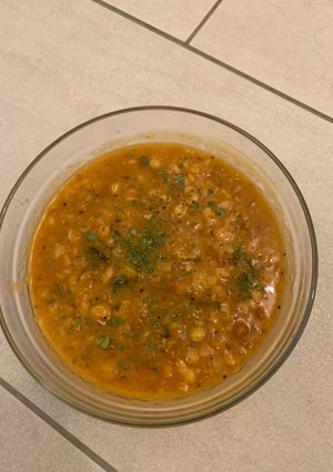 A picture of Chana Dal sabzi.
