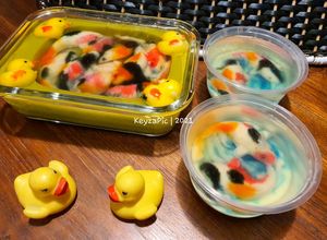 Foto resep Jelly Art Kolam Ikan Koi & Bebek ala Mama KamaRo