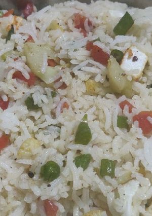 A picture of Paneer Fried Rice.