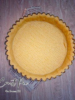 Foto resep Crust Pie/Kulit Pie Renyah(untuk quice/pie susu/tart pie)