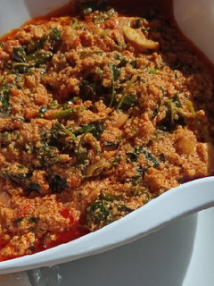 A picture of Egusi soup.