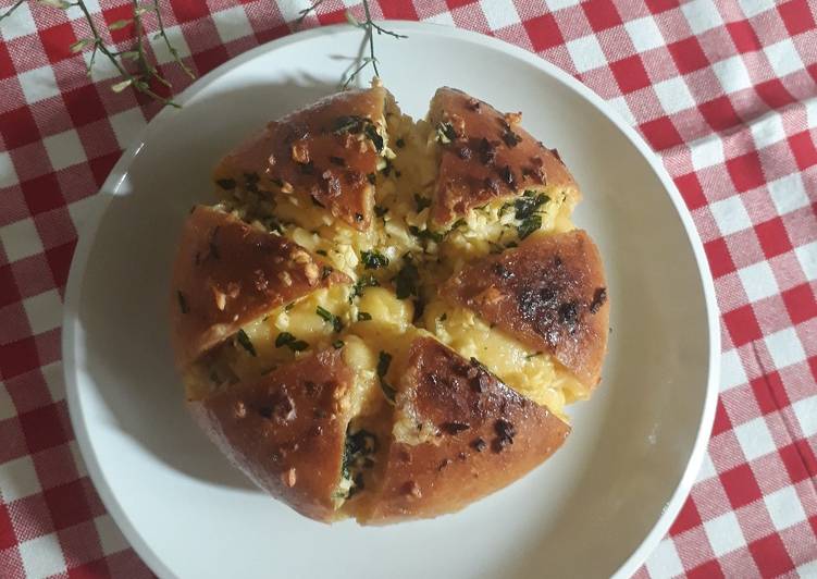 Resep masakan Korean cheesy garlic bread | Resep Bumbu Korean cheesy garlic bread Yang Sempurna