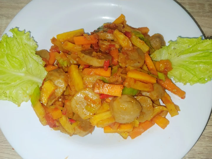 Langkah Gampang Menyiapkan Resep Tumis Pentol Wortel Kentang yang Menggugah Selera Anti Ribet, Menggugah Selera