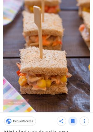 Una foto de Sándwiches mini💖