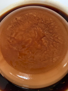 Una foto de Flan de chocolate