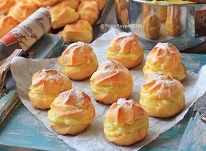 Foto resep Soes Vla Durian / Durian Choux yummy 👍👍