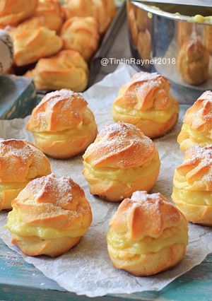 Foto resep Soes Vla Durian / Durian Choux yummy 👍👍