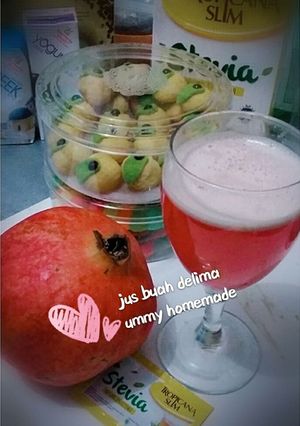 Foto resep Jus buah delima
