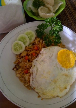 Foto resep Nasi goreng mawut ala bunda QQ