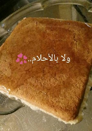 صورة لوصفة الكنافة الكذابة بالتوست🍽😍
