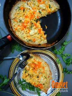 Foto resep 18. Omelet Mie