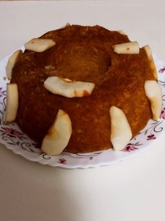 عکسی از دستور کیک سیب رنده شده