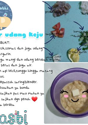 Foto resep Bubur udang keju (MPASI 6+)