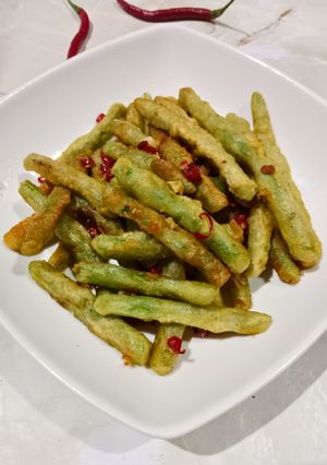 Foto resep Buncis Cabe Garam Khas Chinese Resto