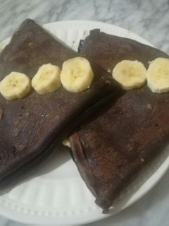 صورة لوصفة لي كراب بالشوكولاته والموز 🍌🍌