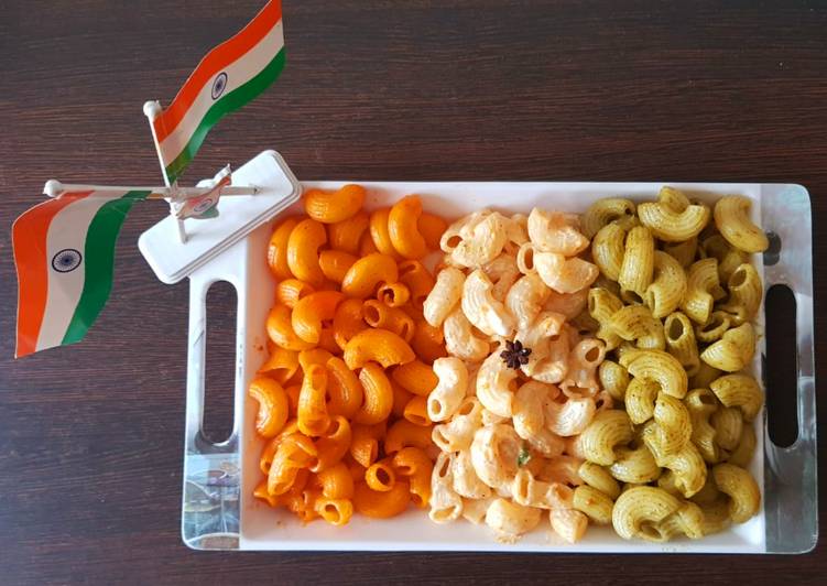 Tricolour pasta🇮🇳🇮🇳 #Independenceday #india2020