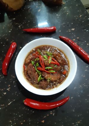 Foto resep Ngohiong Saus Asam Pedas