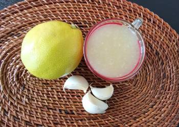 Easiest Way to Make Yummy Lemon Garlic juice