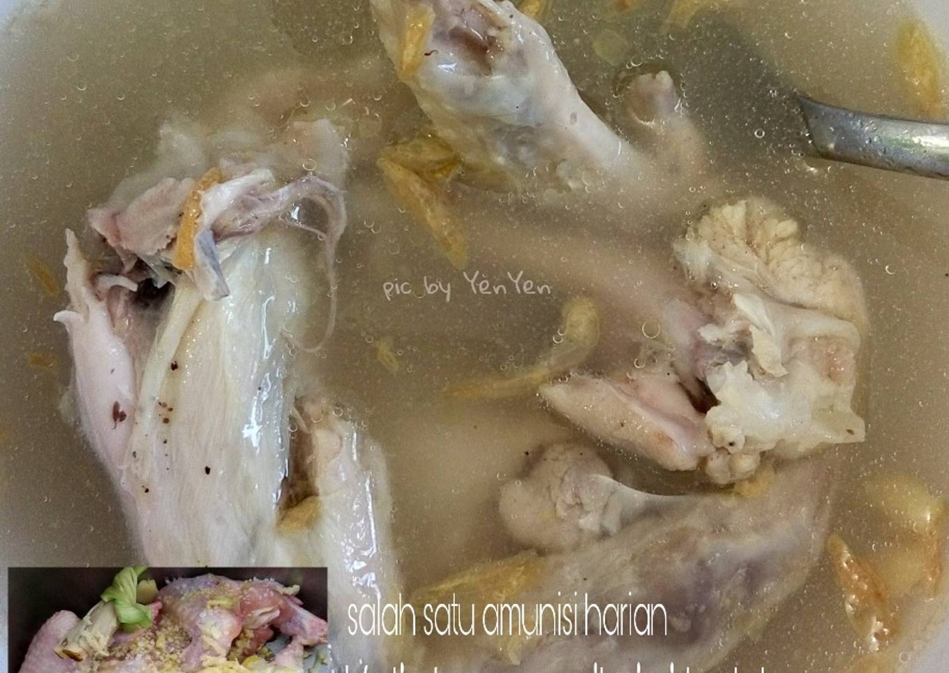 Kaldu ayam bumbu soto bandung