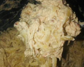 Fast Cooking Methods Crack chicken fettuccine pasta  Home Style