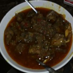 Meat peppersoup A picture of Meat peppersoup.