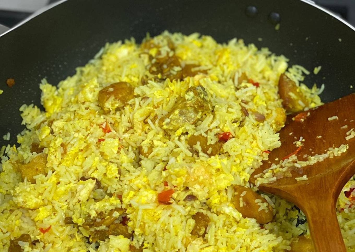 Restjes van Nasi Goreng